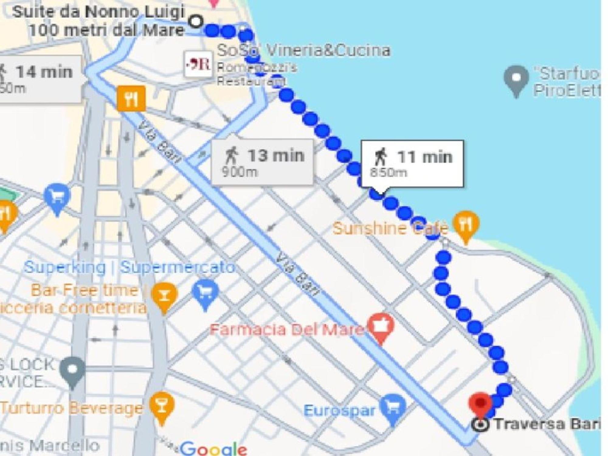 Suite Da Nonno Luigi 100 Metri Dal Mare Giovinazzo Bagian luar foto